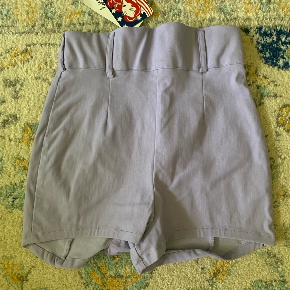 NWT Lavender Allison Shorts from Pinup Girl Clothing